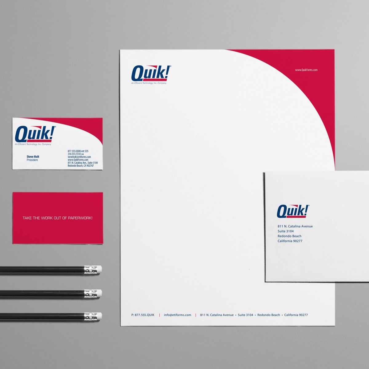 Quik! stationery system
