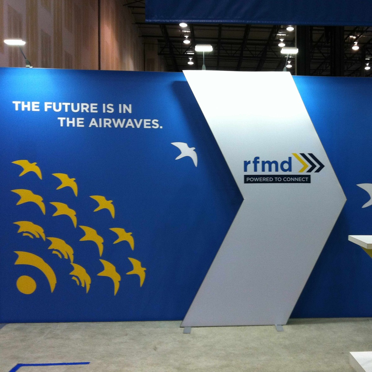 RFMD CCBN trade show wall