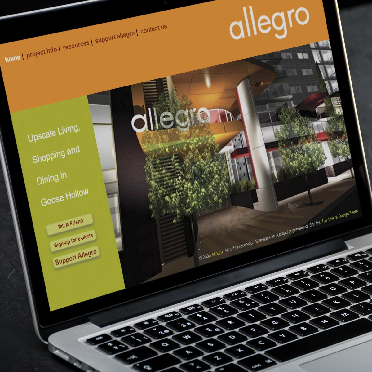 Allegro mixed use development website